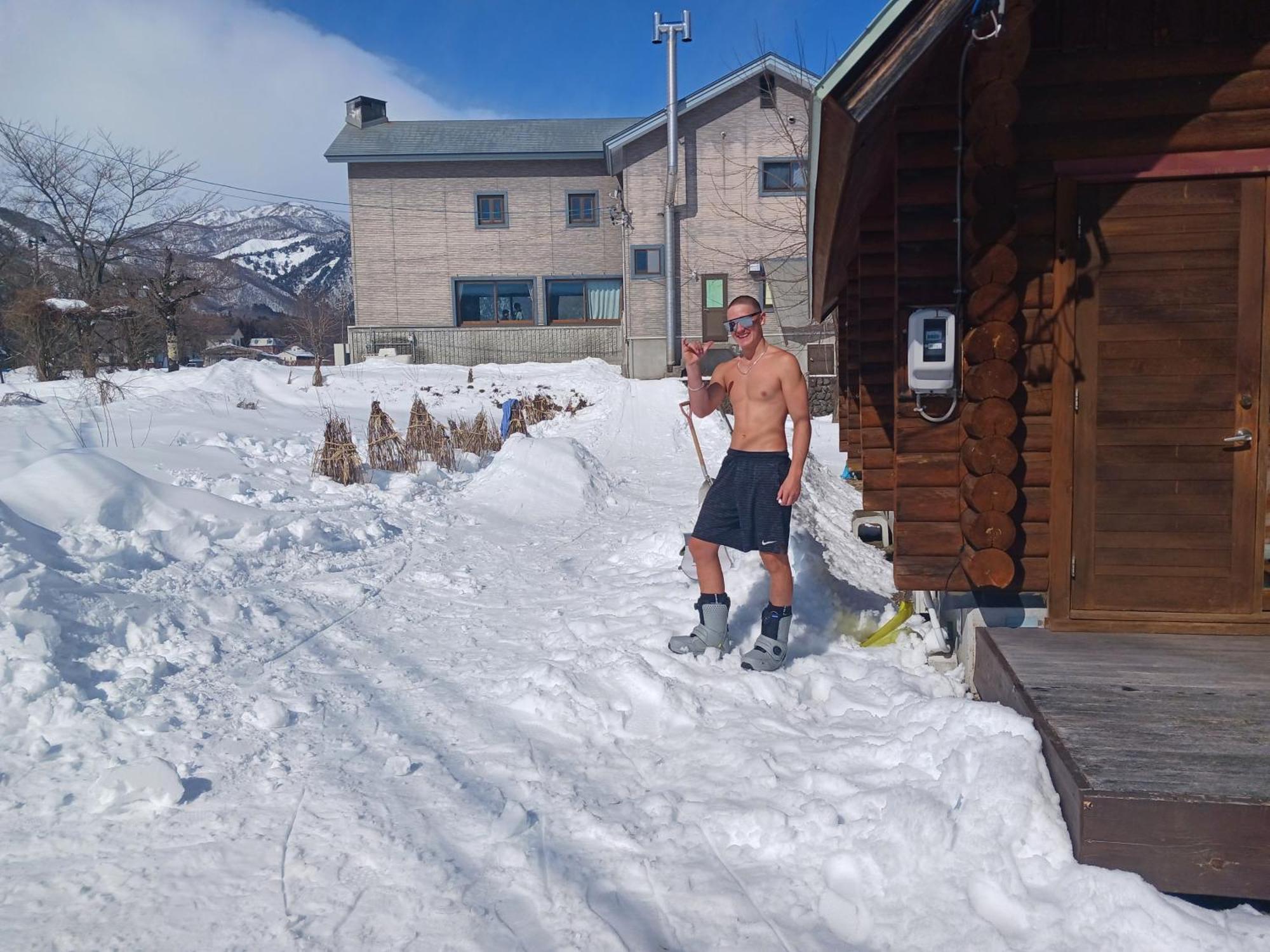 Log Cottage Villa Happo Hakuba Kültér fotó
